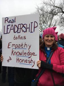 Rev Robin at DC Women's March 
